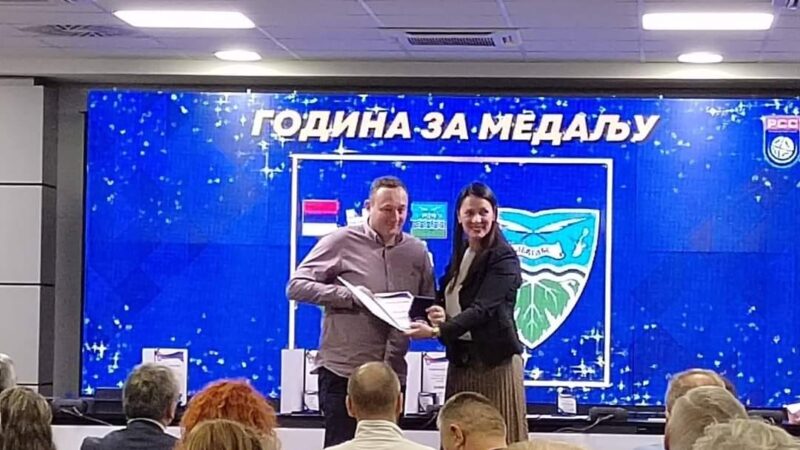 Nedeljković primio nagradu za razvoj rukometa