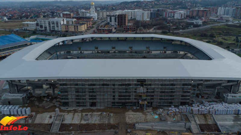 Završna faza radova na novom stadionu u Loznici