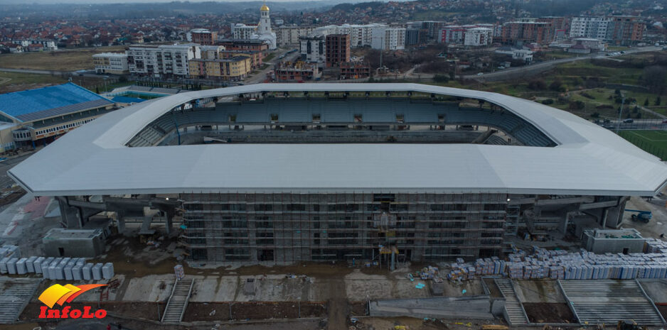 Završna faza radova na novom stadionu u Loznici