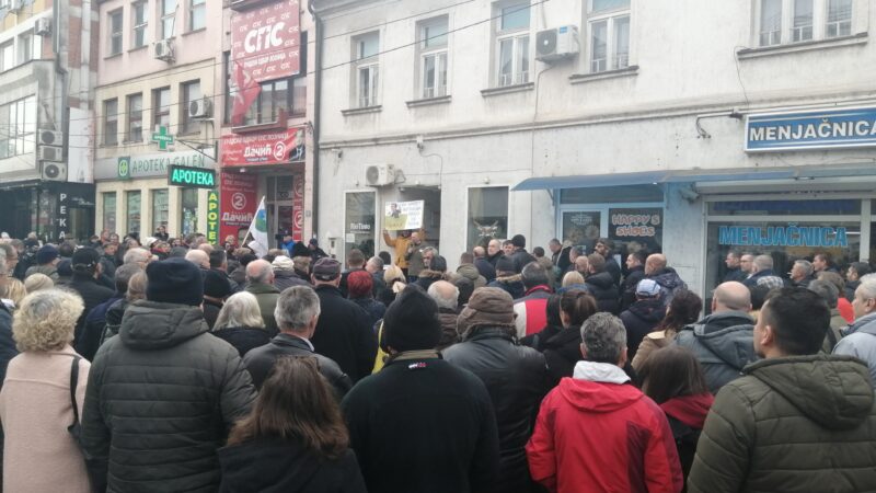 Protest protiv rudnika u Loznici